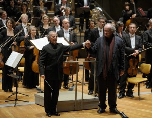 Lothar Zagrosek & Wolfgang Rihm - SWR Sinfonieorchester; Foto: Kai Bienert / Berliner Festspiele